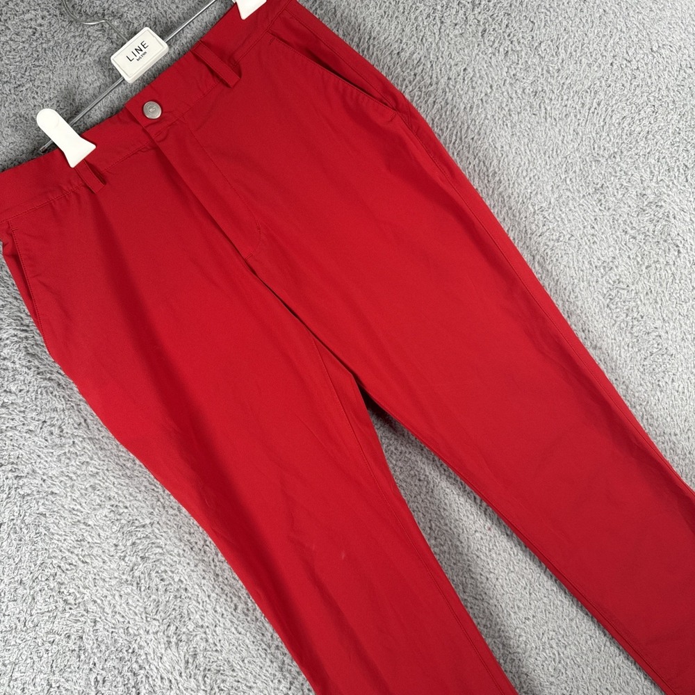 Vineyard Vines Fairway Pants Mens 30x32 (30x30) RED Performance Golf Nylon‎